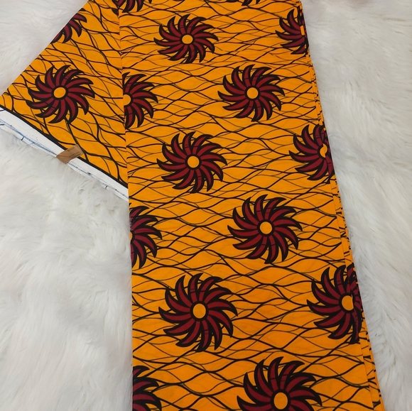 High quality 100% Africa print cotton fabric. Each Africa - Picture 13 of 16